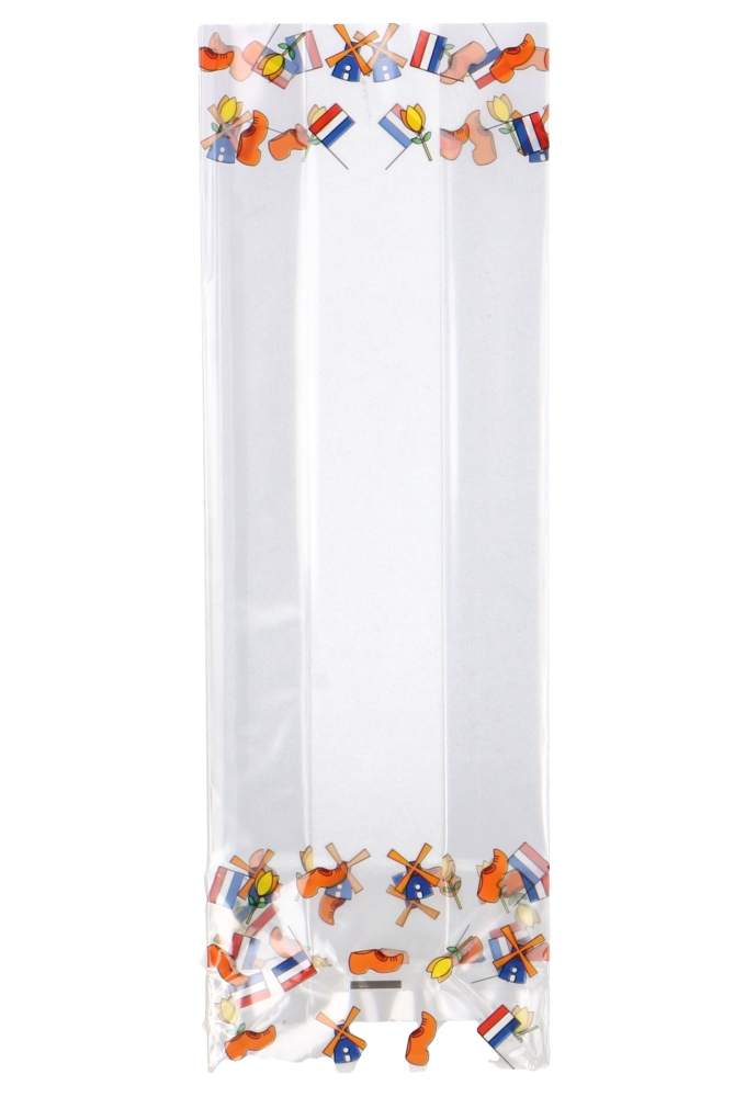 Cellofaan Zakjes Met Blokbodem Nederland 8x5x25cm 100stuks