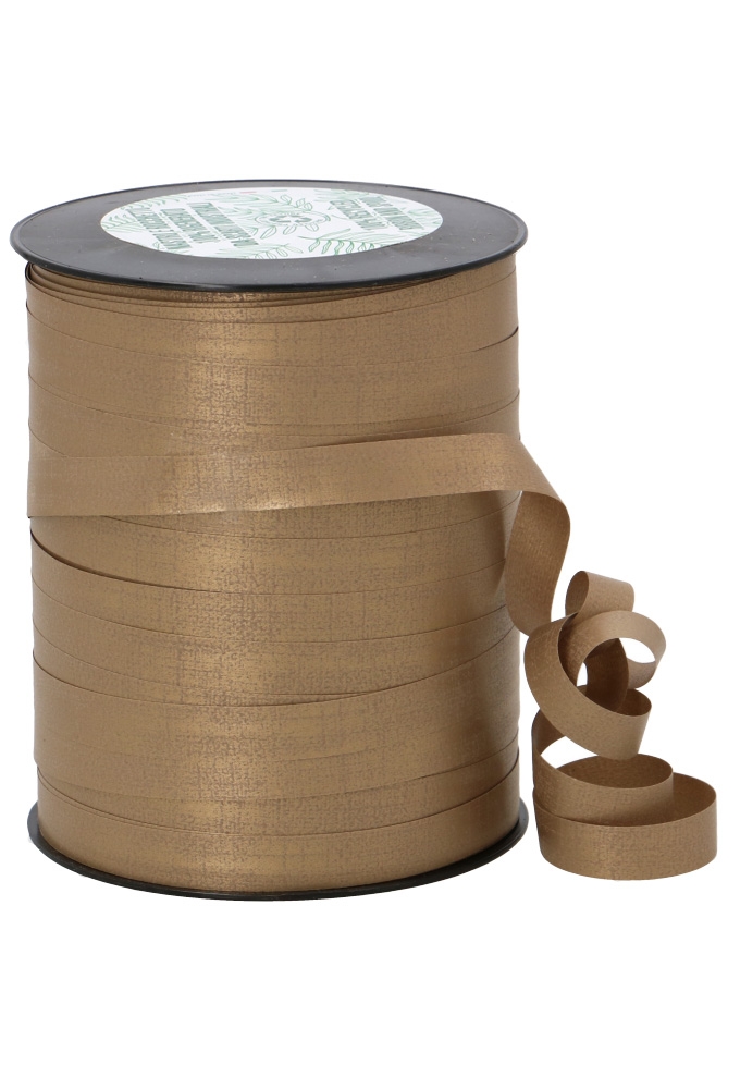 Krullint Eco Oud Goud 100 Procent Gerecycled 10mm x 250 meter