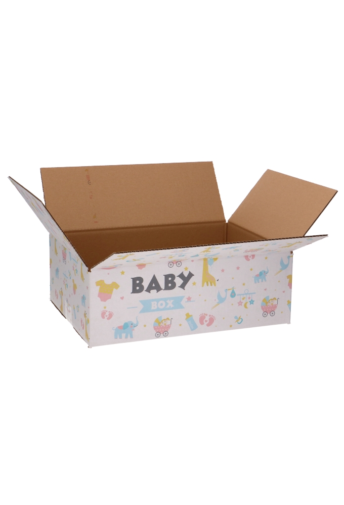 Geschenkdozen Baby Box 39x29x13cm 15stuks