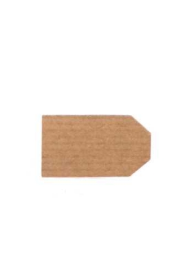 Etiketten Kraft Kadokaartje Blanco 3.5x2cm 500stuks