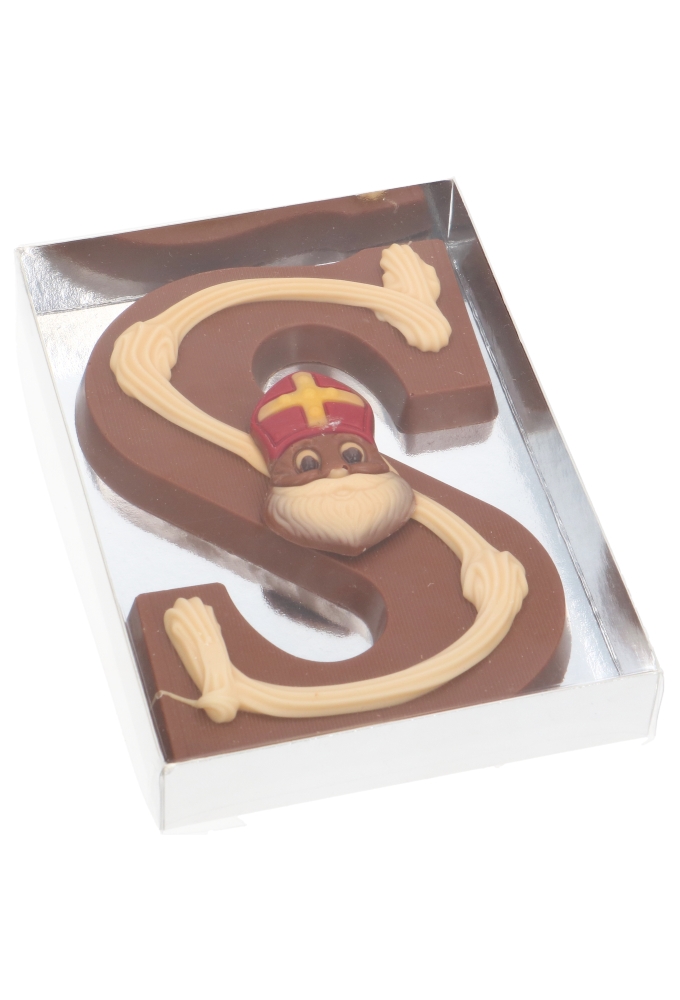 Chocoladeletterdozen Venster Zilver Fun & Food 18x12,5x2,7cm 20stuks