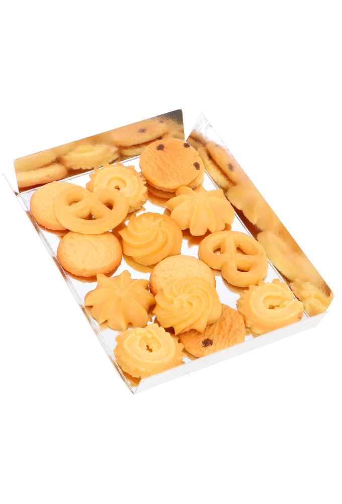 Koekdoosjes Venster Zilver Fun & Food 18x12,5x2,7cm 20stuks