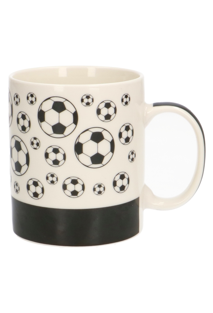 Mok Voetbal 8x9.5cm 12stuks