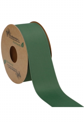 Geschenklint Satijn Dubbel Recycled Pet Donker Groen 40mm x 20 meter