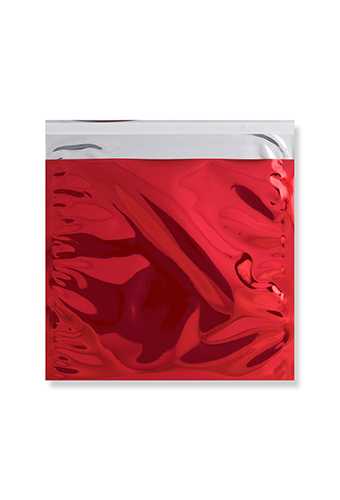 Folie Enveloppen Leuven Metallic Rood 22x22cm 100stuks