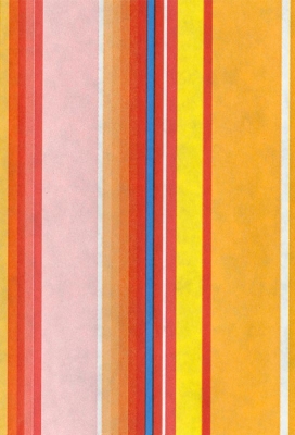 Geschenkpapier Kraft Wit Colorfull stripes Eco 30cm x 200meter Geschenkpapier Kraft Wit Colorfull stripes Eco 30cm x 200meter
