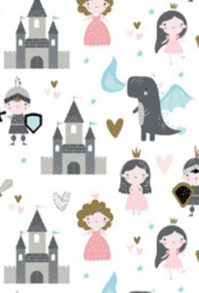 Geschenkpapier Coated Prins and Prinses 30cm x 200meter