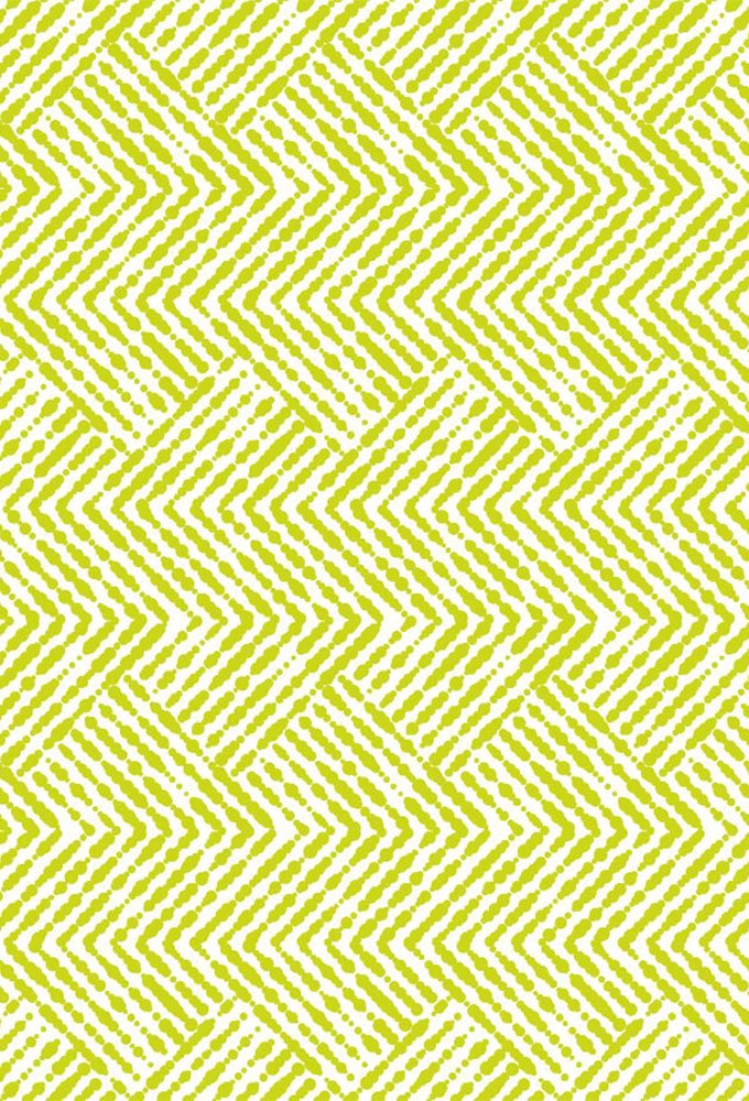 Geschenkpapier Coated Zigzag lime 30cm x 200meter