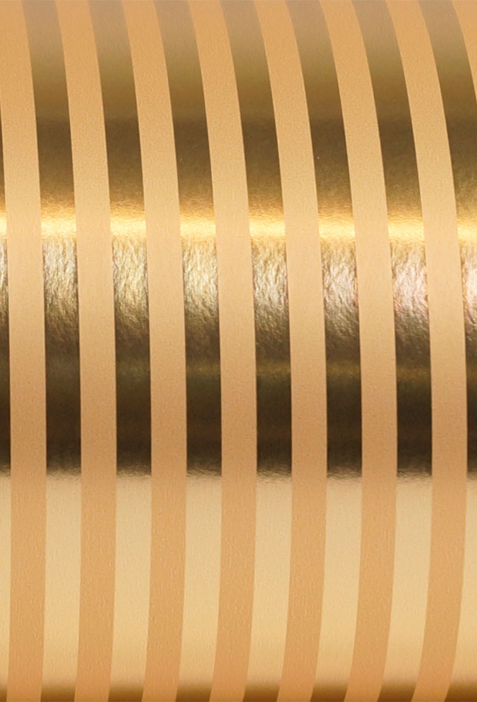 Geschenkpapier Metallised Stripes gold 50cm x 100meter Geschenkpapier Metallised Stripes gold 50cm x 100meter