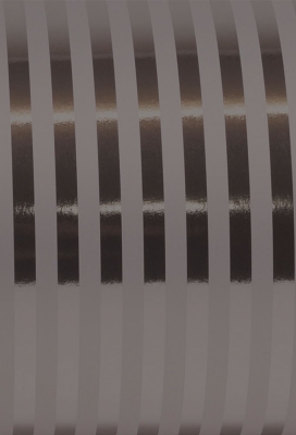 Geschenkpapier Metallised Stripes black 50cm x 100meter