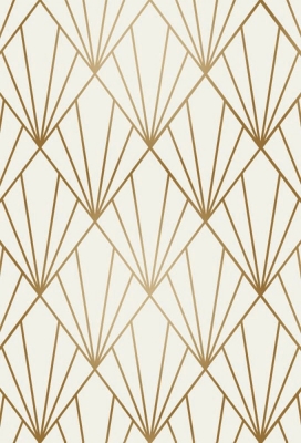 Geschenkpapier Metallised Creme gold art deco 50cm x 100meter Geschenkpapier Metallised Creme gold art deco 50cm x 100meter