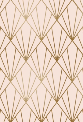 Geschenkpapier Metallised Rose gold art deco 50cm x 100meter Geschenkpapier Metallised Rose gold art deco 50cm x 100meter
