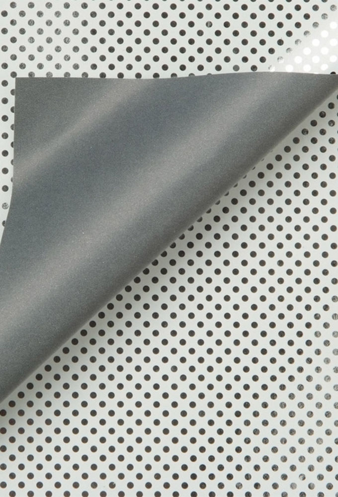 Geschenkpapier Silver dots Metallised 30cm x 100meter