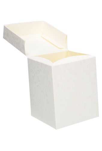 Kadodoos Bloemenregen Motief Met Klepdeksel 330gr 10x10x12cm 10stuks