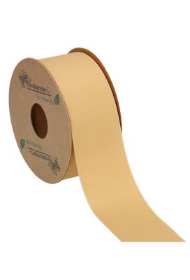 Geschenklint Satijn Dubbel Recycled Pet Goud 40mm x 20 meter