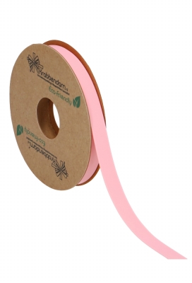 Geschenklint Satijn Dubbel Recycled Pet Roze 10mm x 20 meter