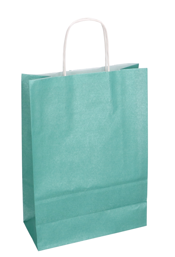 Papieren Draagtas Kassel Met Handvat Salie Groen A4 22x10x31cm 50st