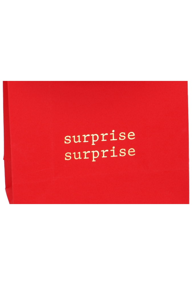 Geschenktasjes Met Handgreep Mocona Surprise Rood 19x9x24.5cm 12stuks