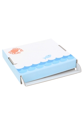Brievenbusdoos Zomer Vierkant 17.5x17.5x2.8cm  10stuks