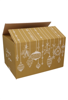 AKTIE Kerstpakketdozen Celebrate The Season Goud 31x20x14cm 30stuks