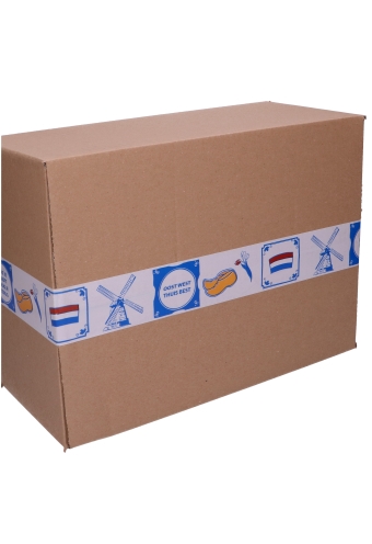 Bedrukt Tape Holland Tape 50mm x 66meter 1 stuk