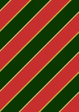 Kerstpapier Stripes Red Green Gold 30cm x 200meter