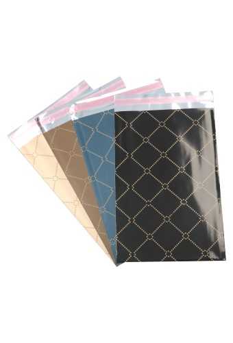 Kadozakjes Folie Mita Queen Champagne & Plakstrip 15x23.5+3cm 100stuks