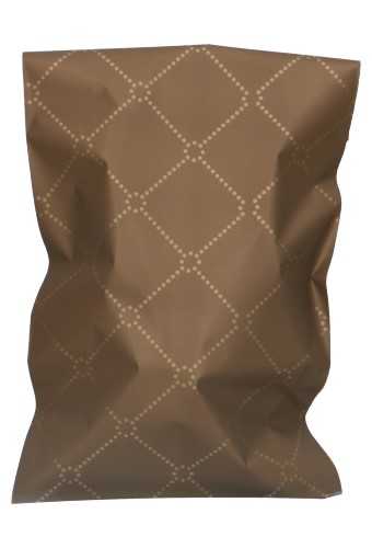 Kadozakjes Folie Mita Queen Taupe & Plakstrip 15x23.5+3cm 100stuks