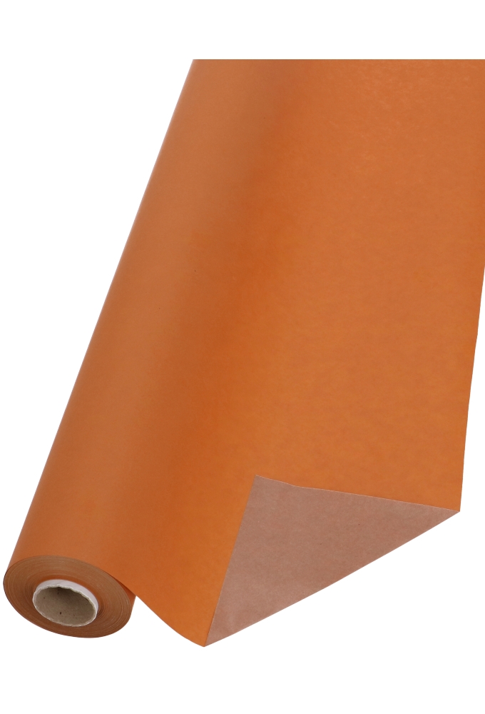 Bio Kraftpapier Bruin Kraft Tera Oranje 70cm x 50meter 65gram