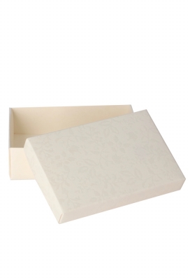 Luxe Kadodoosje & Deksel Bruno CREME Rank 13x9x3.5cm 310gr 10stuks