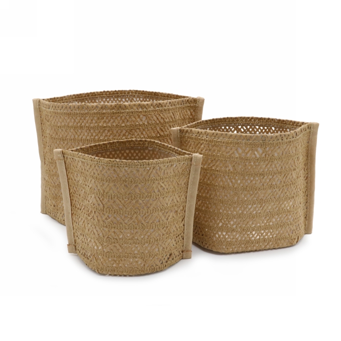 Cadeaumand Sizo Paper Breeve Naturel 24x12x15cm 24stuks