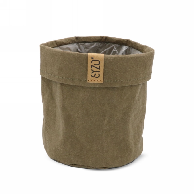 Cadeaumand Sizo Paper bag Mud 13x13cm 48stuks