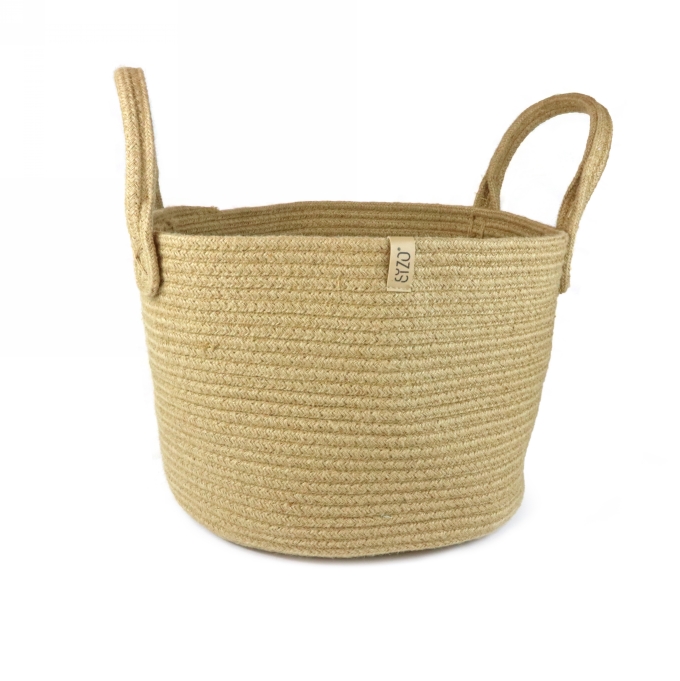 Cadeaumand Sizo Jute Storage Naturel 32x26cm 8stuks