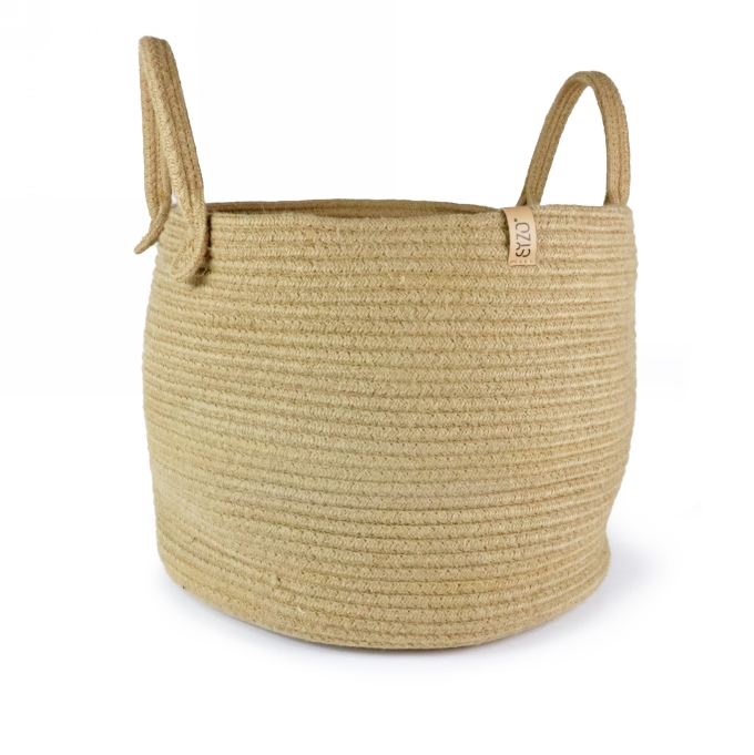 Cadeaumand Sizo Jute Storage Naturel 36x30cm 6stuks