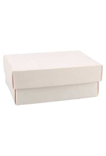 Luxe Kadodoosje & Deksel Bruno CREME Wit 9.5x6.5x3.5cm 300gr10stuks