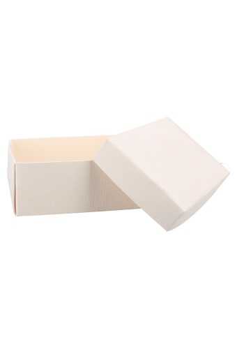 Luxe Kadodoosje & Deksel Bruno CREME Wit 9.5x6.5x3.5cm 300gr10stuks