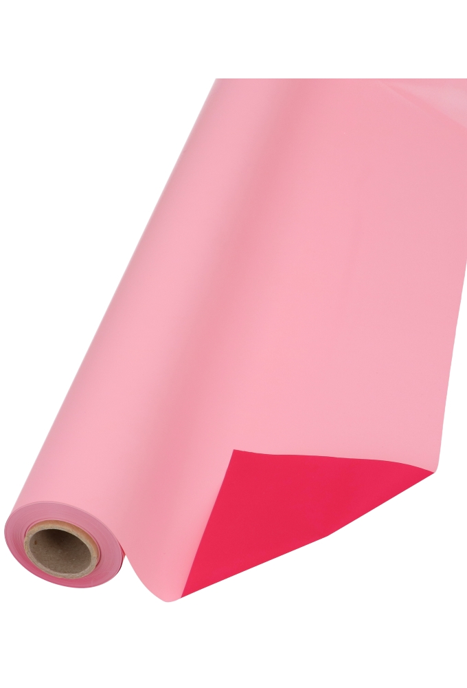 Kadofolie Roze Mat Dubbelzijdig Fuchsia 70cm x 50meter 40mu