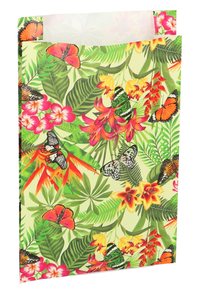 Kadozakjes Jungle Green Zijvouw 25x4x34cm 100 stuks