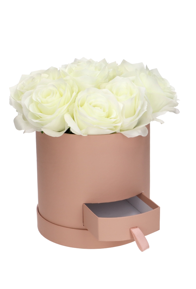 Flowerbox Parijs Oud Roze Met Lade 14.5x8.5cm 1stuks