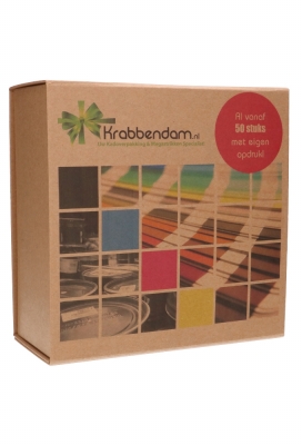 Luxe Magneetdozen New York FSC® Digitaal Bedrukking 22x22x10cm 25stuks