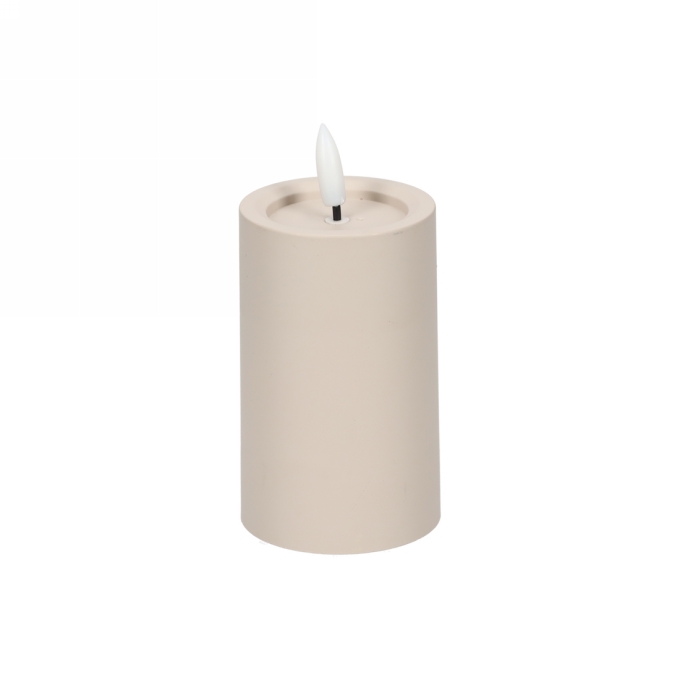Jens Living Led Stompkaars Medium 6x6x10cm 1stuks Jens Living Led Stompkaars Medium 6x6x10cm 1stuks