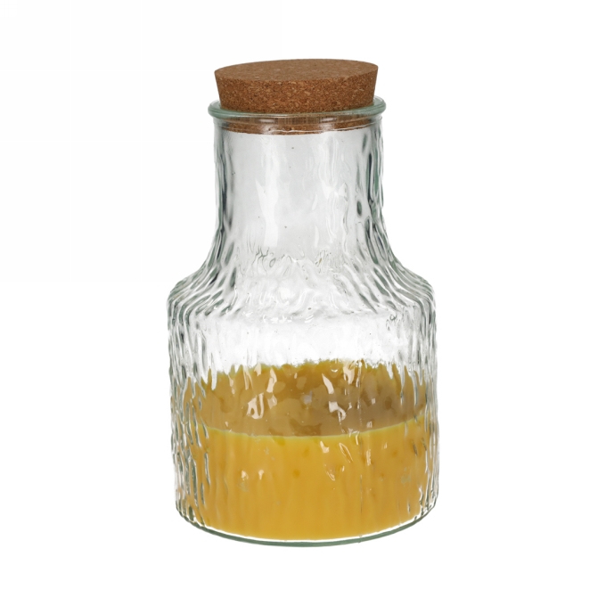 Jens Living Kaars Vaas Citronella 13.2x13.2x20.7cm 1stuks Jens Living Kaars Vaas Citronella 13.2x13.2x20.7cm 1stuks