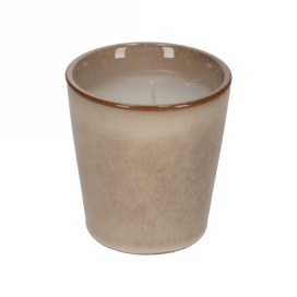 Jens Living Mok Kaars Taupe 7.8x7.8x8cm 1stuks Jens Living Mok Kaars Taupe 7.8x7.8x8cm 1stuks