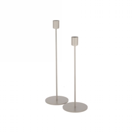 Jens Living Kandelaar Finn Grijs set van 2stuks 8x8x30cm 1stuks Jens Living Kandelaar Finn Grijs set van 2stuks 8x8x30cm 1stuks