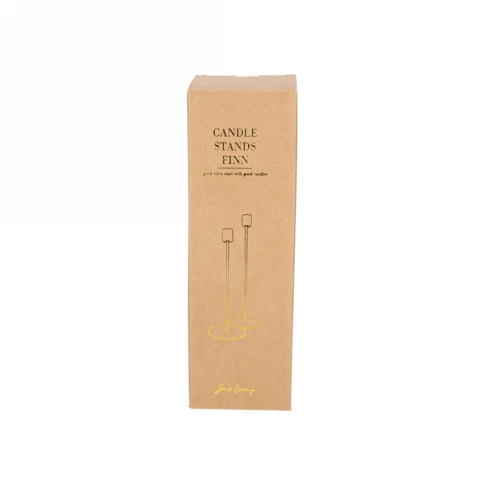 Jens Living Kandelaar Finn Grijs set van 2stuks 8x8x30cm 1stuks Jens Living Kandelaar Finn Grijs set van 2stuks 8x8x30cm 1stuks