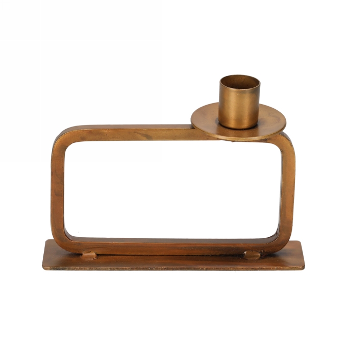 Jens Living Kandelaar Dave Goud Small 15x5.5x11cm 1stuks Jens Living Kandelaar Dave Goud Small 15x5.5x11cm 1stuks