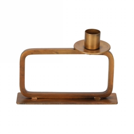 Jens Living Kandelaar Dave Goud Small 15x5.5x11cm 1stuks Jens Living Kandelaar Dave Goud Small 15x5.5x11cm 1stuks