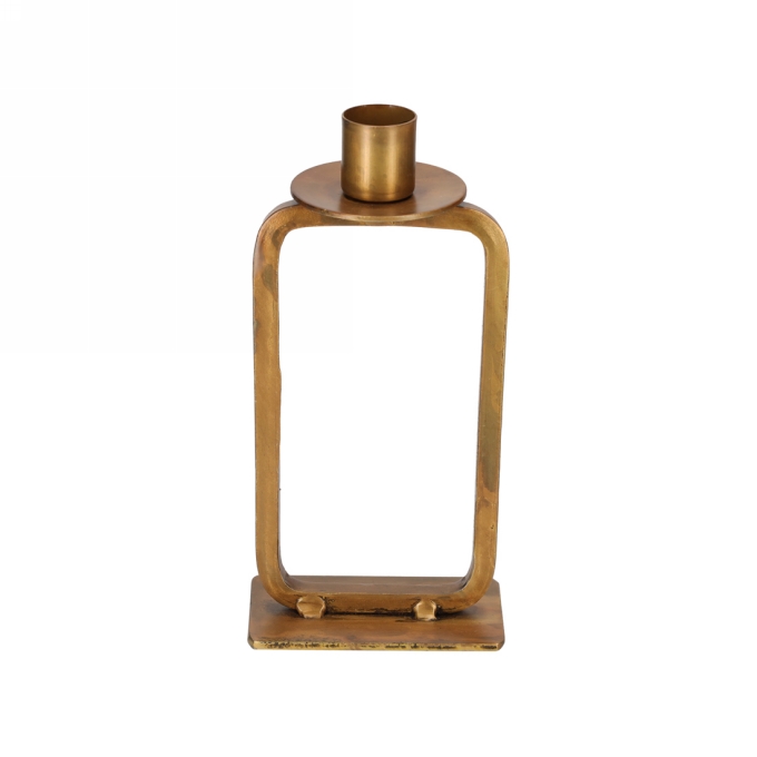 Jens Living Kandelaar Dave Goud Large 8x5.5x18cm 1stuks Jens Living Kandelaar Dave Goud Large 8x5.5x18cm 1stuks