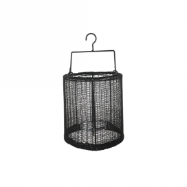 Jens Living Geweven Lantaarn Indy Small Zwart 18x18x21cm 1stuks Jens Living Geweven Lantaarn Indy Small Zwart 18x18x21cm 1stuks