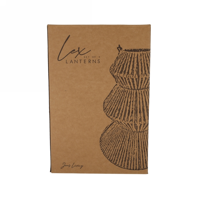 JENS Living Lantaarns Lex Groen  & 3 1stuks